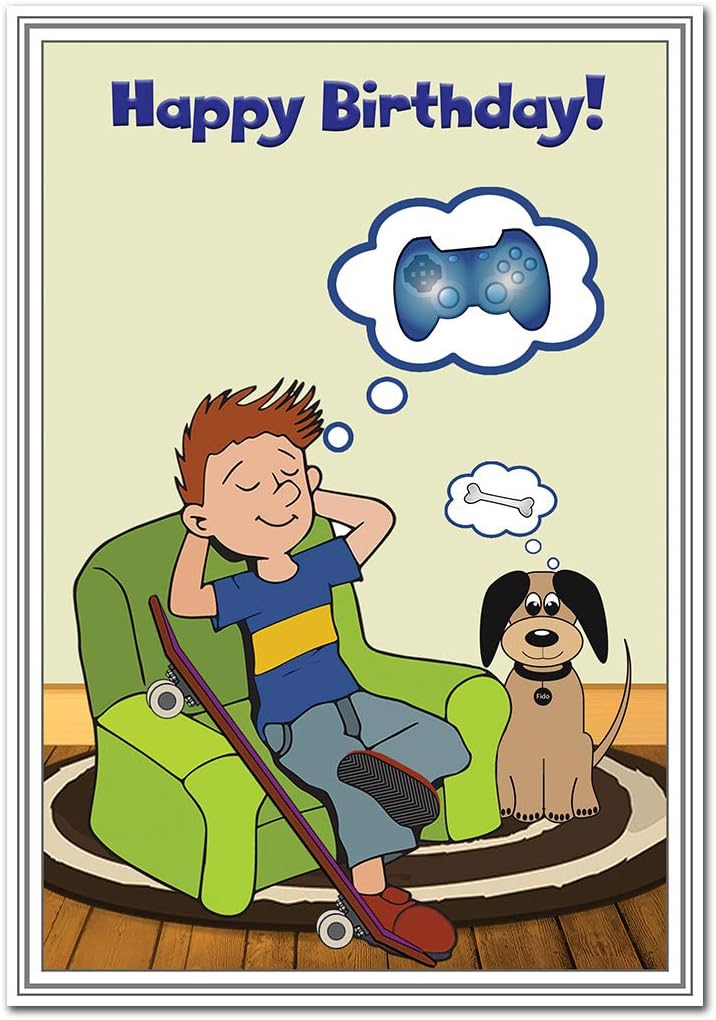 The Avanti Funny Birthday Card For Men/Women From The Avanti Range - Dog Wearing Sunglasses, Coffee, Shadows, Cold - Greeting Card For Him/Her (GBCC- AVEDH0017 - View #8