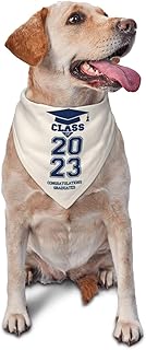 2023 Class Congratulations Graduates Triangle Dog Bandana Scarf Accessories for Pet Bibs