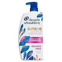Vista 9 de Head & Shoulders Supreme, Champú y acondicionador para el cuidado del cuero cabelludo seco y la caspa, con aceite de argán y esencia de rosa, calma