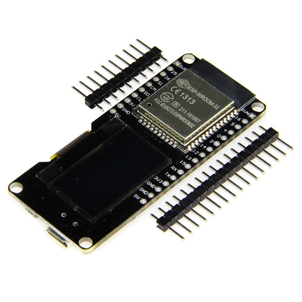 2pcs ESP32 OLED WeMOS Development Board WiFi+Bluetooth ESP-WROOM-32 ESP-32 ESP-32S