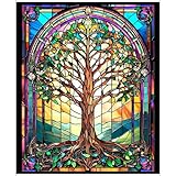 Tree of Life Cotton Fabric Panel 36 X 44 Inches QT 30926