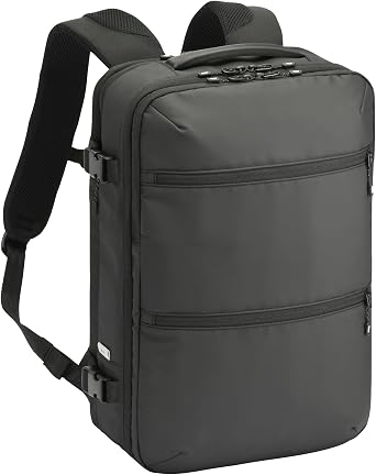Ace Gen No.17901 Business Backpack, Space Option, Holds B4 Size, Holds 15.6 inch PC, 4.9 gal 18 L / 6.4 gal 24 L Business Trips, Large Capacity, Vacuum Compression Function