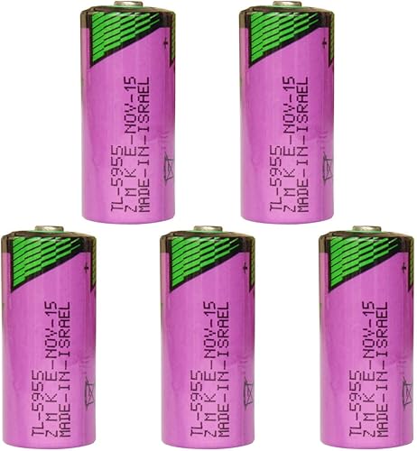 Paquete de 5 baterías de repuesto TL-5955 3.6V 23AA para Tadiran TL-2155 TL-4955 TL-5155 TL-5955 SL-361 ER14335