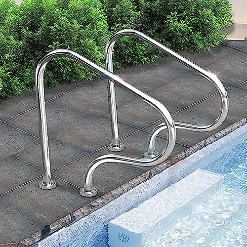 Barandal para Piscina de Acero Inoxidable 2 Pzas miniatura 6