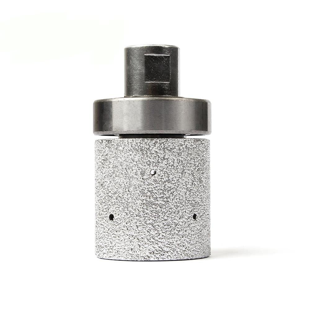 Brocas de tambor de diamante perfilador de 2 pulgadas, herramienta abrasiva de borde de fregadero con rosca de 5/8-11, 1 unidad