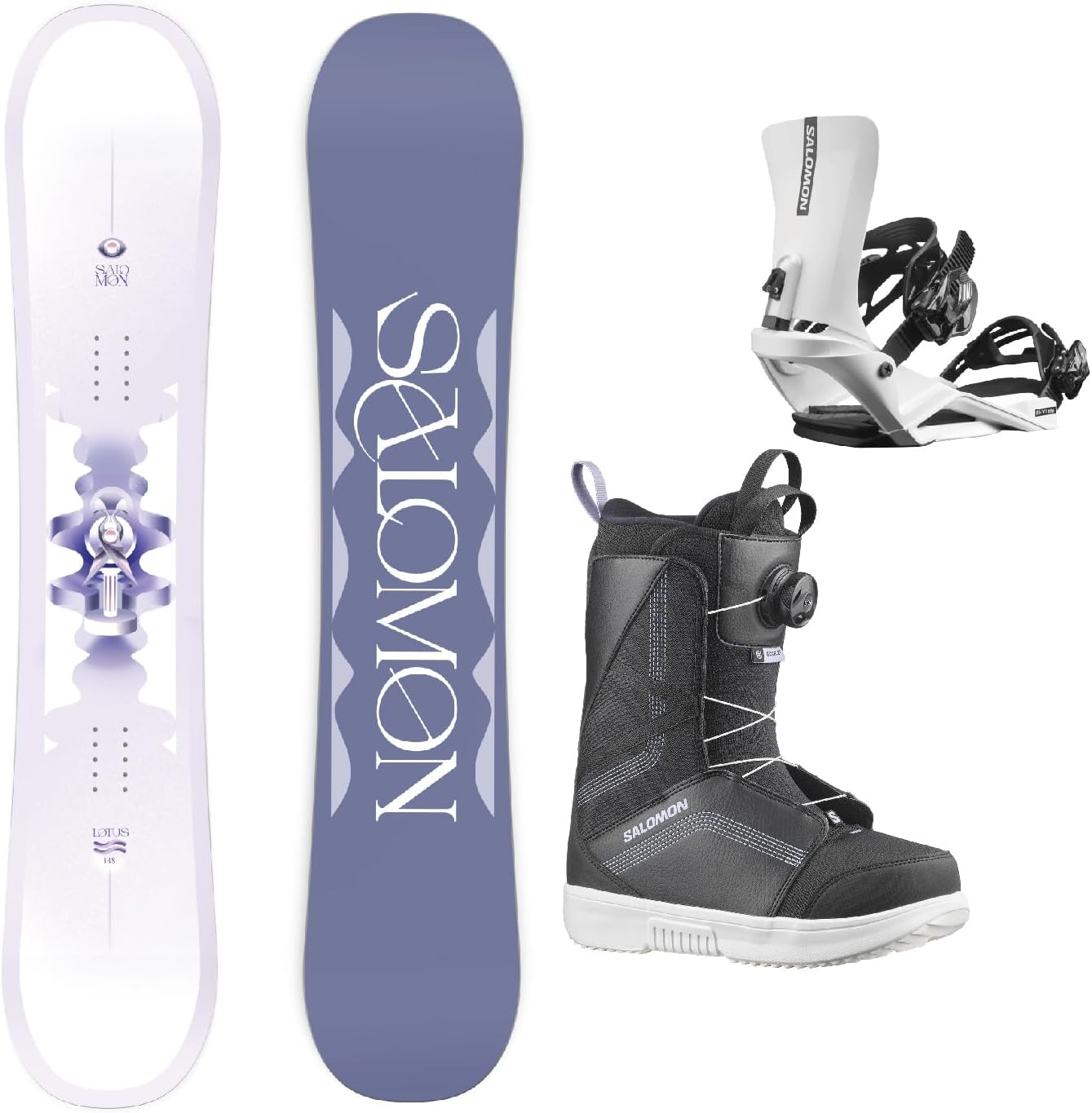 スポイチ】 2025 Newモデル サロモン 3点セット SALOMON LOTUS RHYTHM
