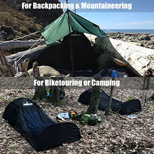 L RUNNZER Single Camping Tent, Pop-Up Net with Upgraded Mesh for Sleeping Outdoor Camping Traveling - Image 7