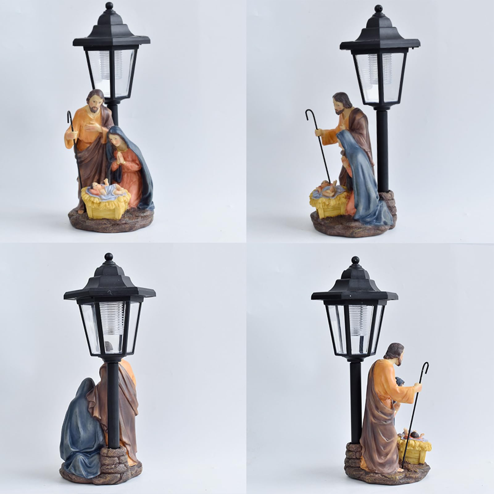 Lanterne all'aperto Scena Di Natività, Illuminazione Ambientale,