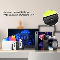 Vista 22 de 20 tapones antipolvo para iPhone 14, 14 Pro Max, 13, 13 Pro Max, 12, 12 Pro Max, 11, 11 Pro, X, XS, XR, 8, 7, iPhone Lightning puerto de carga