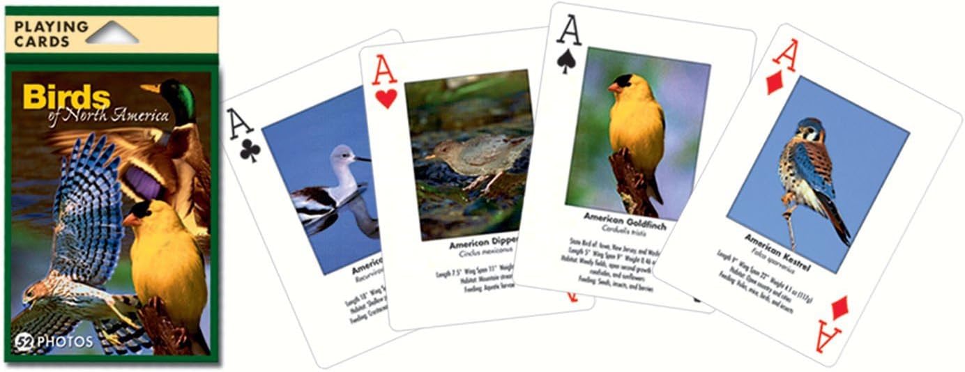 IMP144PLY Playing Cards Birds North American