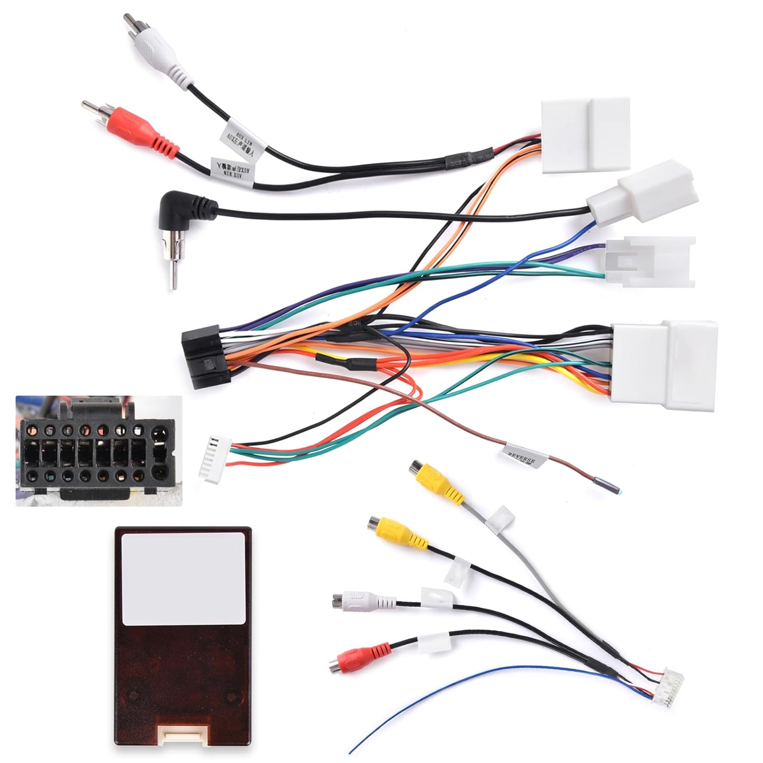 JBL Harness Adapter for Toyota Car Radio - 16 PIN Power Cable Plug and Play Wiring Harness Power Cable - for Toyota Tundra RAV4 Camry Corolla Highlander Vios Yaris Sienna Hilux Prado Fortuner