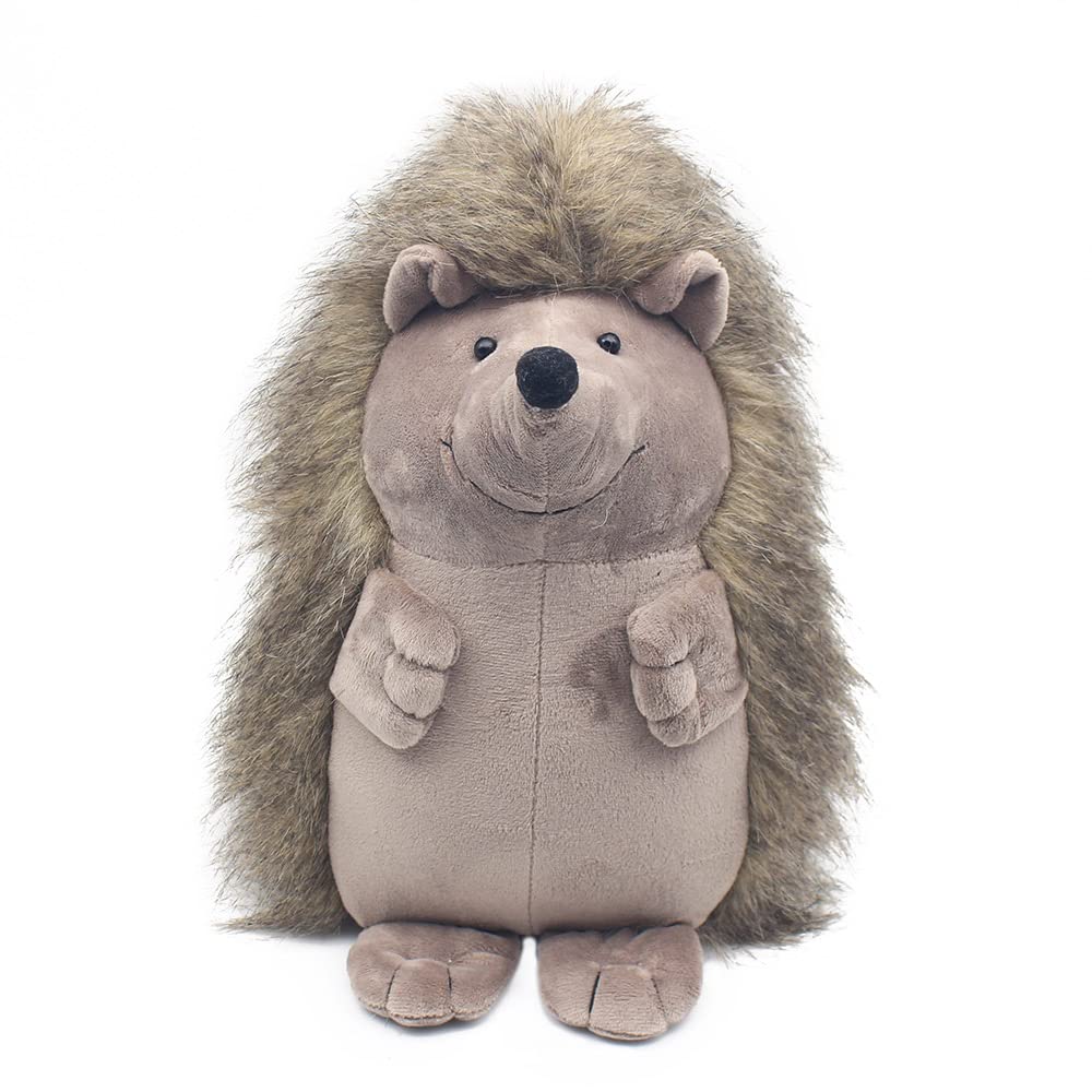 Tamersgifts Brown Fur Hedgehog Doorstop Assorted Doorstop Door Stop Stopper Filled Heavy Doorstop Faux Leather Novelty Wedge (Brown Fur Hedgehog Doorstop)