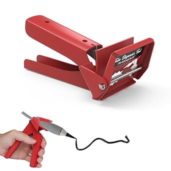 Tube Extrusion Tool, Tube-Grip Industrial Size Dispenser, Efficient RTV and Silicone Dispenser, Prevent Material Waste, Red