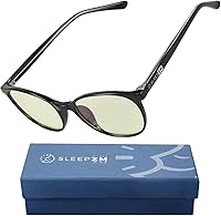 Vista 42 de 100% Blue Light Blocking Glasses - Better Sleep Anti Eye Strain Protection - Computer Gaming Women Men