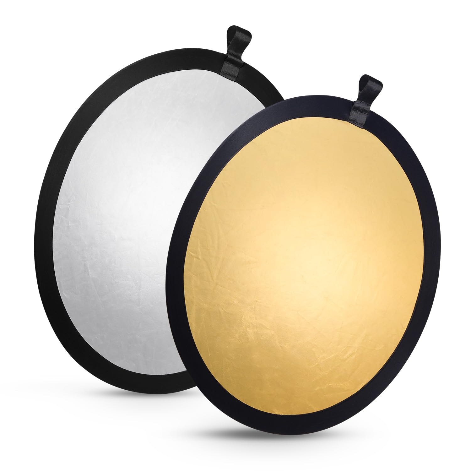 Walimex 17689 - Reflector Plegable de 56 cm (Incluye Bolso de Transporte), Color Dorado y Plateado