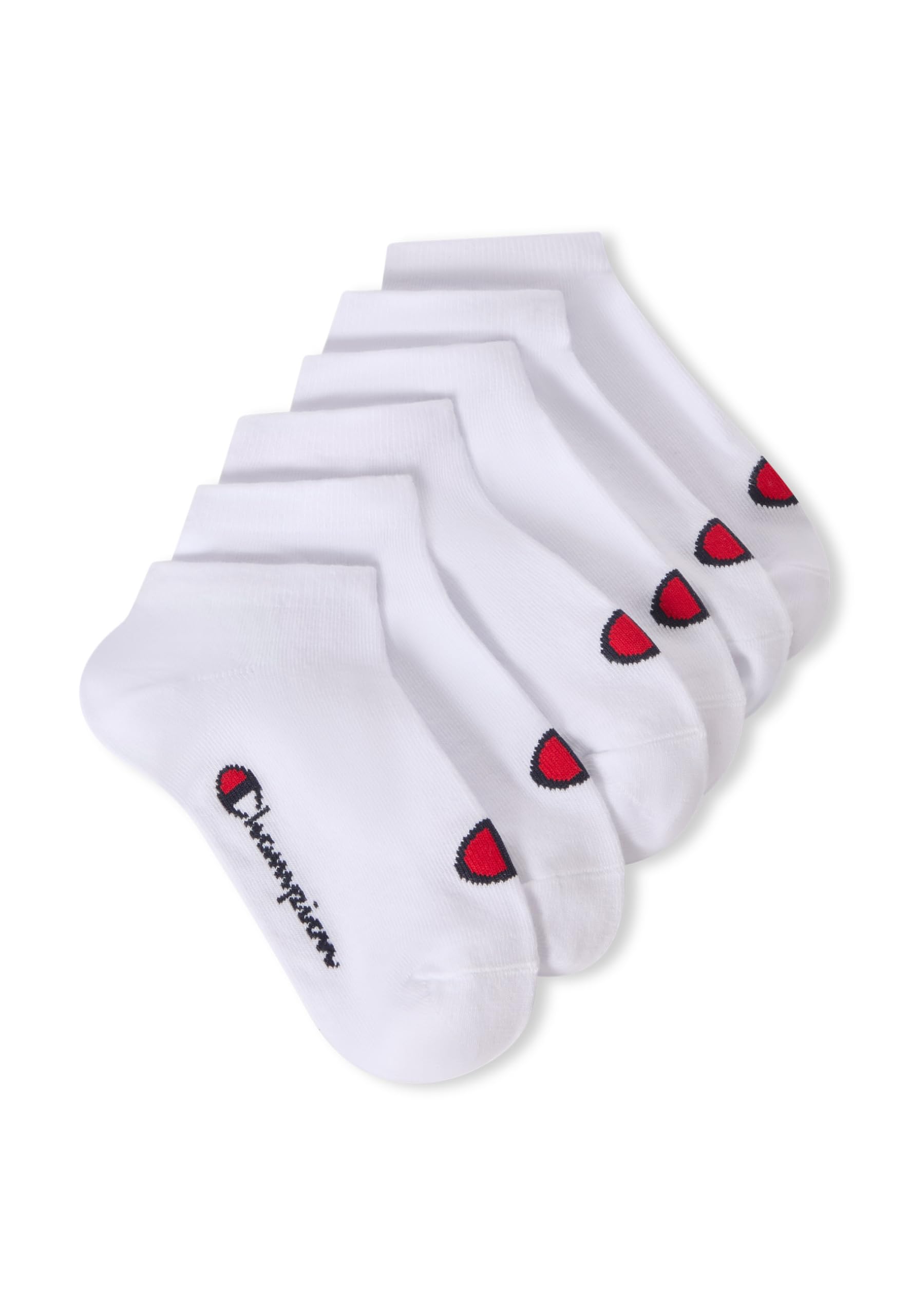 Champion BASICS NOS Accessories Junior 6-Pack Socks, Sneaker, Navy Blue