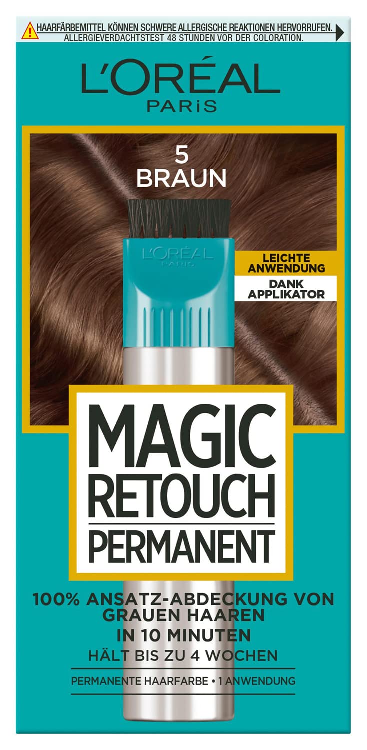 L’Oréal Paris Ansatz-Abdeckung Haar-Concealer Magic Retouch Permanent Nr. 5 Braun