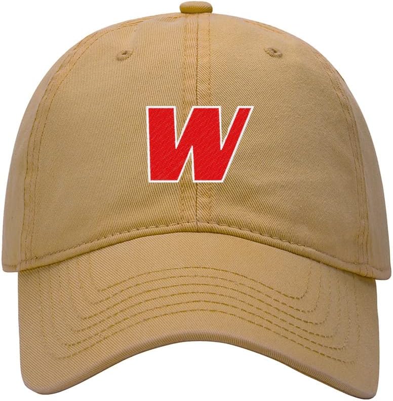 Baseball Cap Men Handsome Letter W Embroidered Washed Cotton Dad Hat Baseball Caps