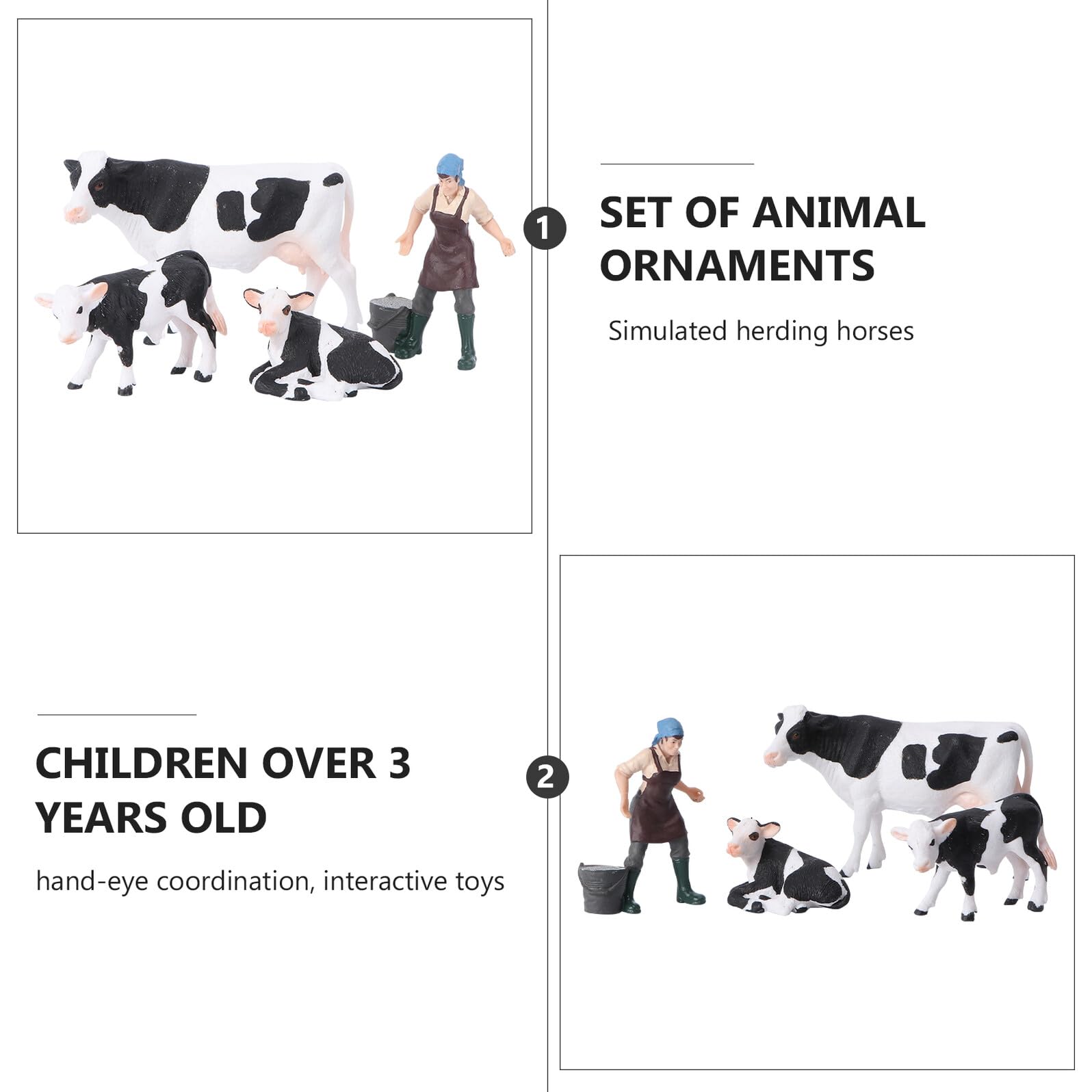 BESTonZON Simulazione di Animali Riproduzione di Animali Giocattoli Educativi per Ragazzo Ragazza Arredamento per Casa Realizzato in Materiale di Design Forma di Animale Creativo e Unico