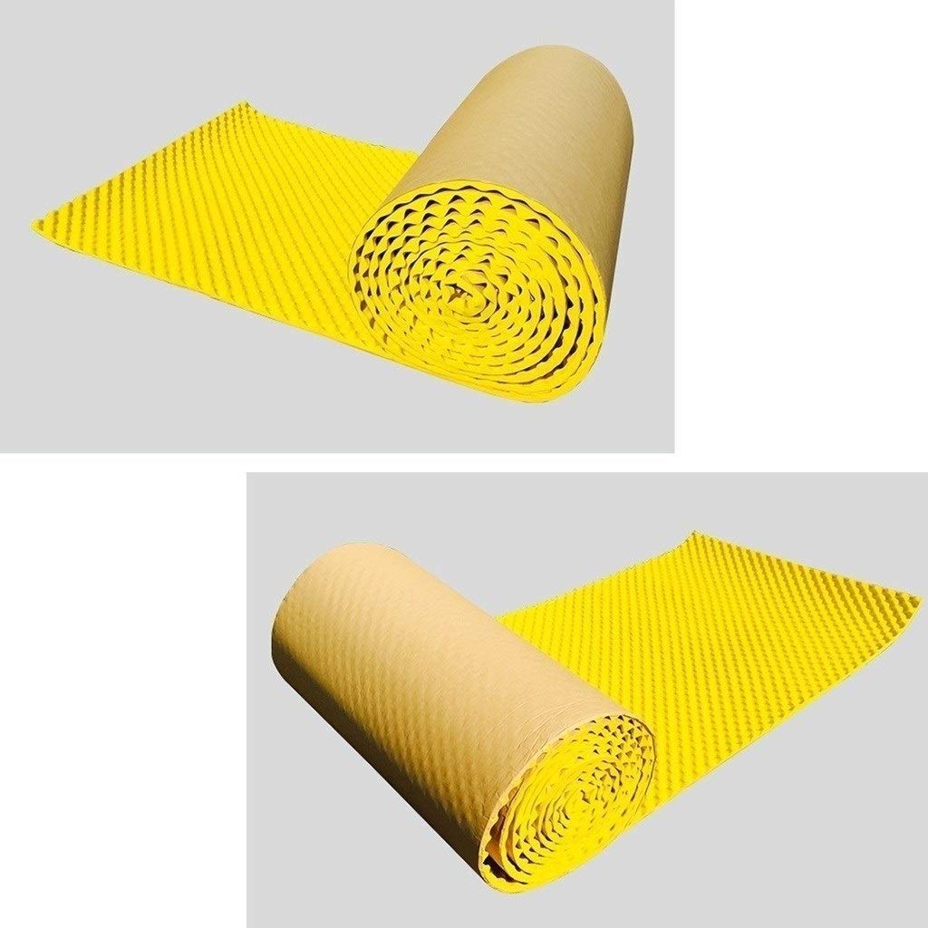 Pannelli acustici, Cotone fonoassorbente Portatile Giallo, Adesivi murali Decorativi per l'aula della Scuola Materna Autoadesivi per la prevenzione del Fuoco