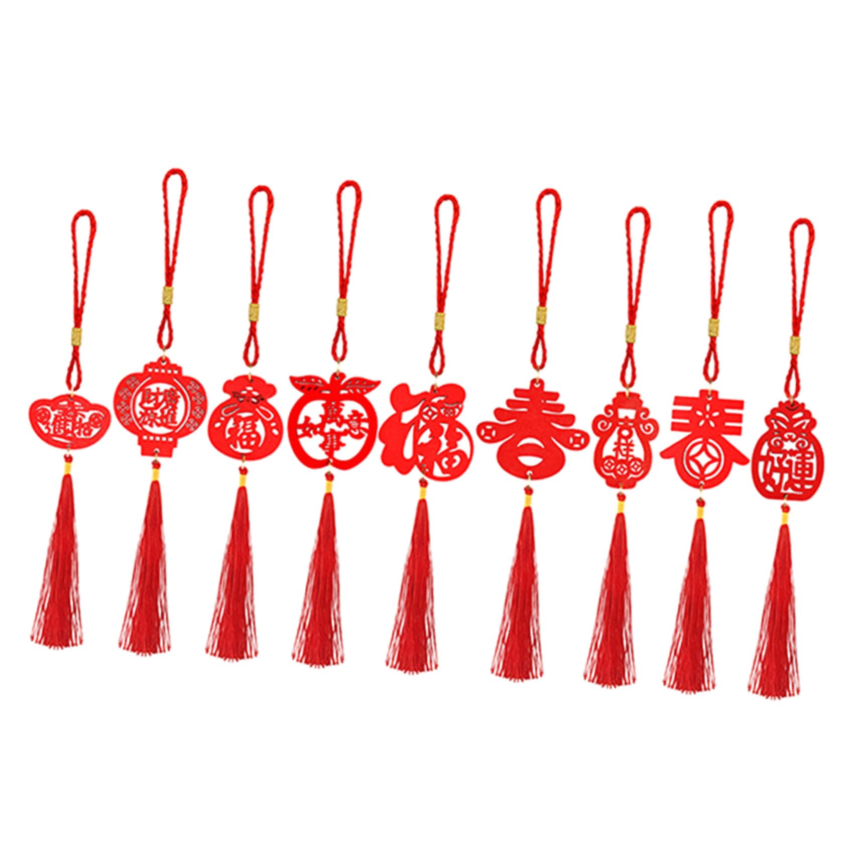 Zerodeko 45 Pezzi Ciondolo Capodanno Regali Ornamento Decorazioni Per La Casa Decorazioni Per La Casa Per La Decoraciones Para Salas De Decorazione In Stile Cinese