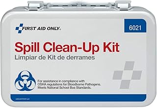 First Aid Only 6021 21-Piece Bloodborne Pathogen Spill Clean Up Kit