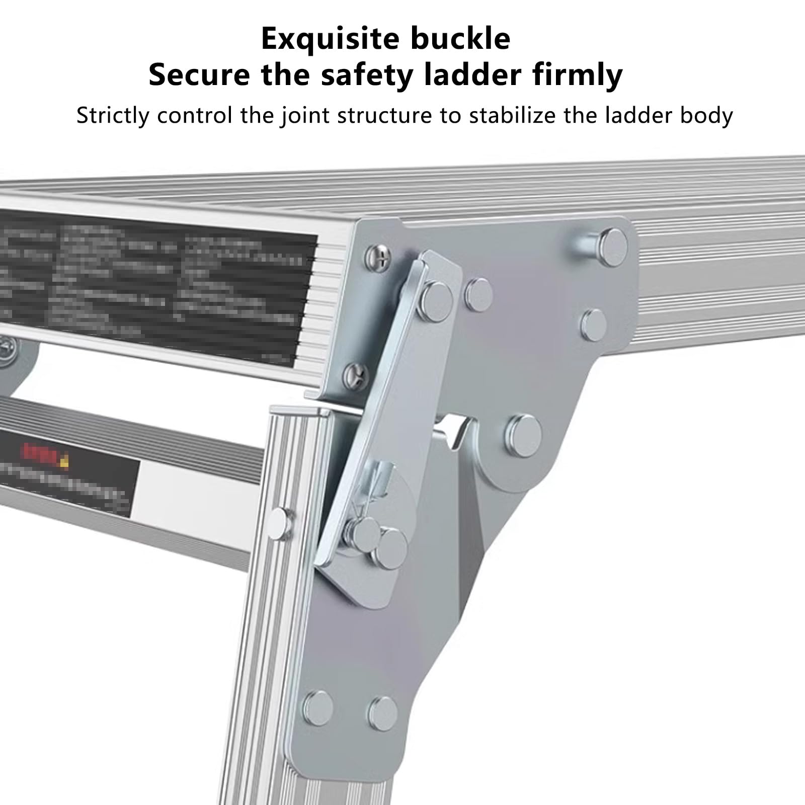 Plataforma de Trabajo Portátil Multifuncional de Aluminio,Plataforma de andamio,Plataforma de trabajo de aluminio para limpieza de techo,pintura y lavado de automóviles,carga má(Size:39.3*11.8*19.6in)