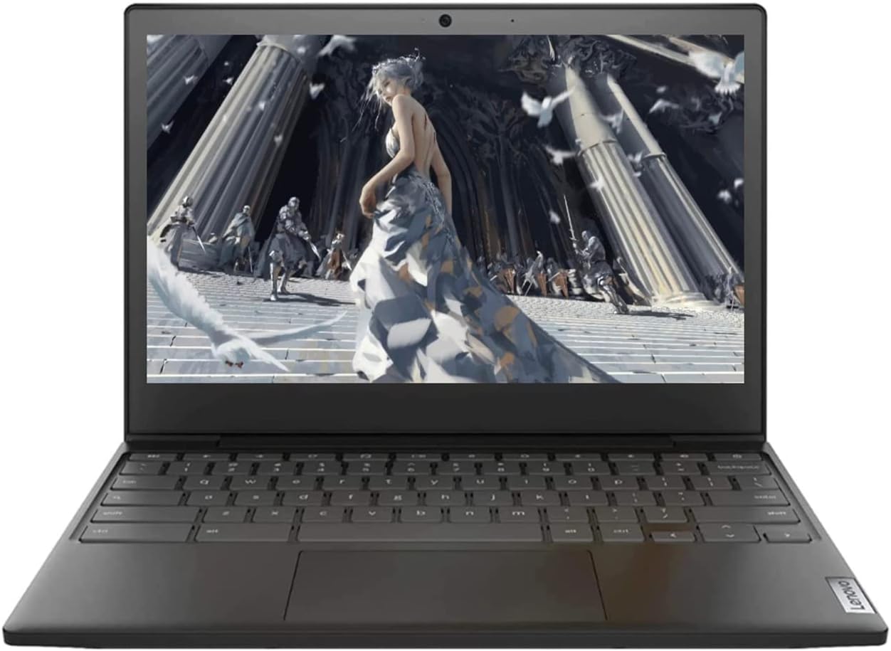 Lenovo Chromebook 3 11.6" HD (1366 x 768) Chromebook Business Laptop, AMD A6-9220C up to 1.8 GHz, 4GB DDR4, 32GB eMMC, Webcam, Bluetooth, Chrome OS, Onyx Black, EAT Cloth