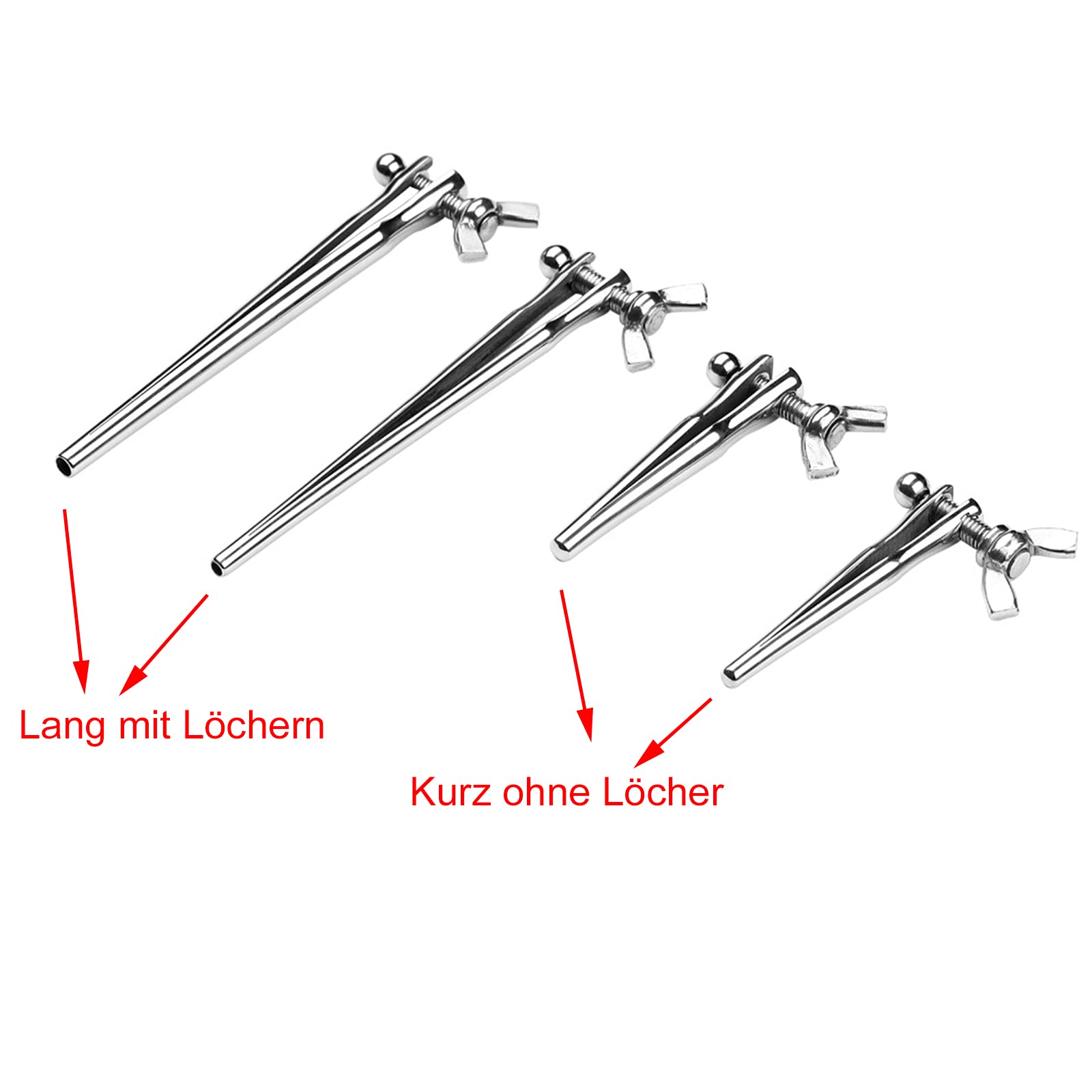 Edelstahl Harnröhren Dilator Dilatatoren Penis Plug Metall Urethral Stretcher Sm Harnröhre Dehnung Prinzenzepter Katheter Sexspielzeug für Männer(Kurz-ø5mm)