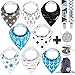 Baby Bandana Drool Bibs by Dodo Babies + 2 Pacifier Clips + Pacifier Case In a Gift Bag, Pack of 8 Premium Quality For Boys or Girls , Excellent Baby Shower / Registry Gift