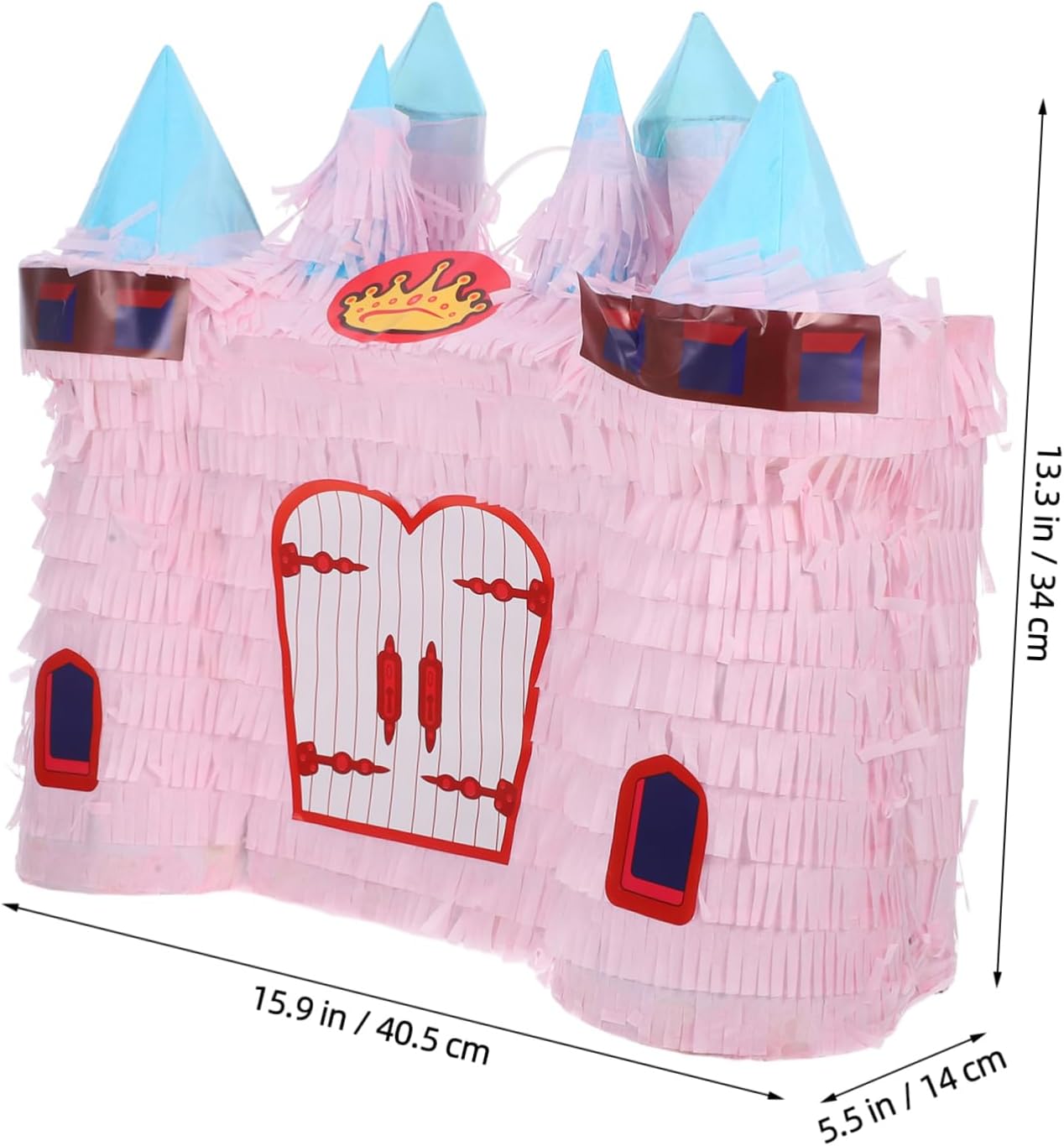 Princess Castle Hanging Candy Holder for Birthday Party Enchanting Design for Boys and Girls Celebrations for Themed Events and Games