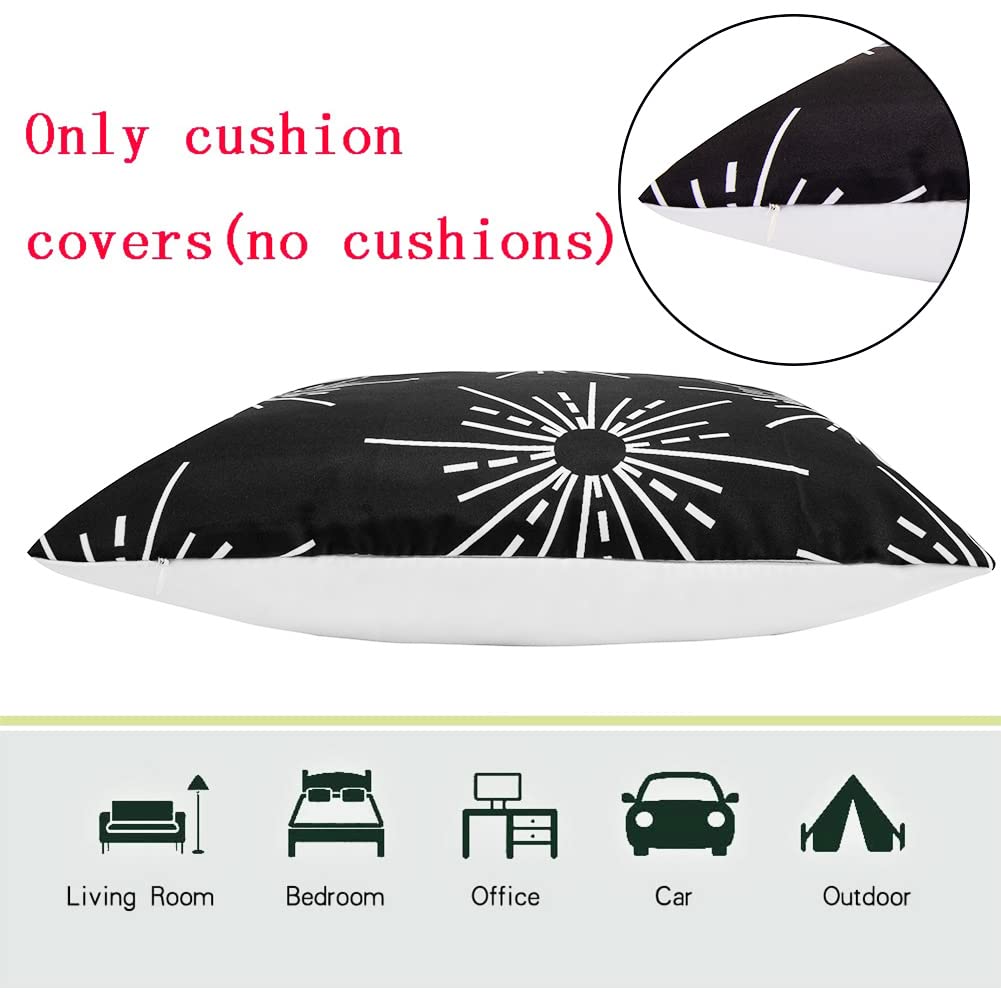 ARVOV Outdoor Waterproof Throw Pillow Covers, Tropical Plants Cushion Cover - Image 4