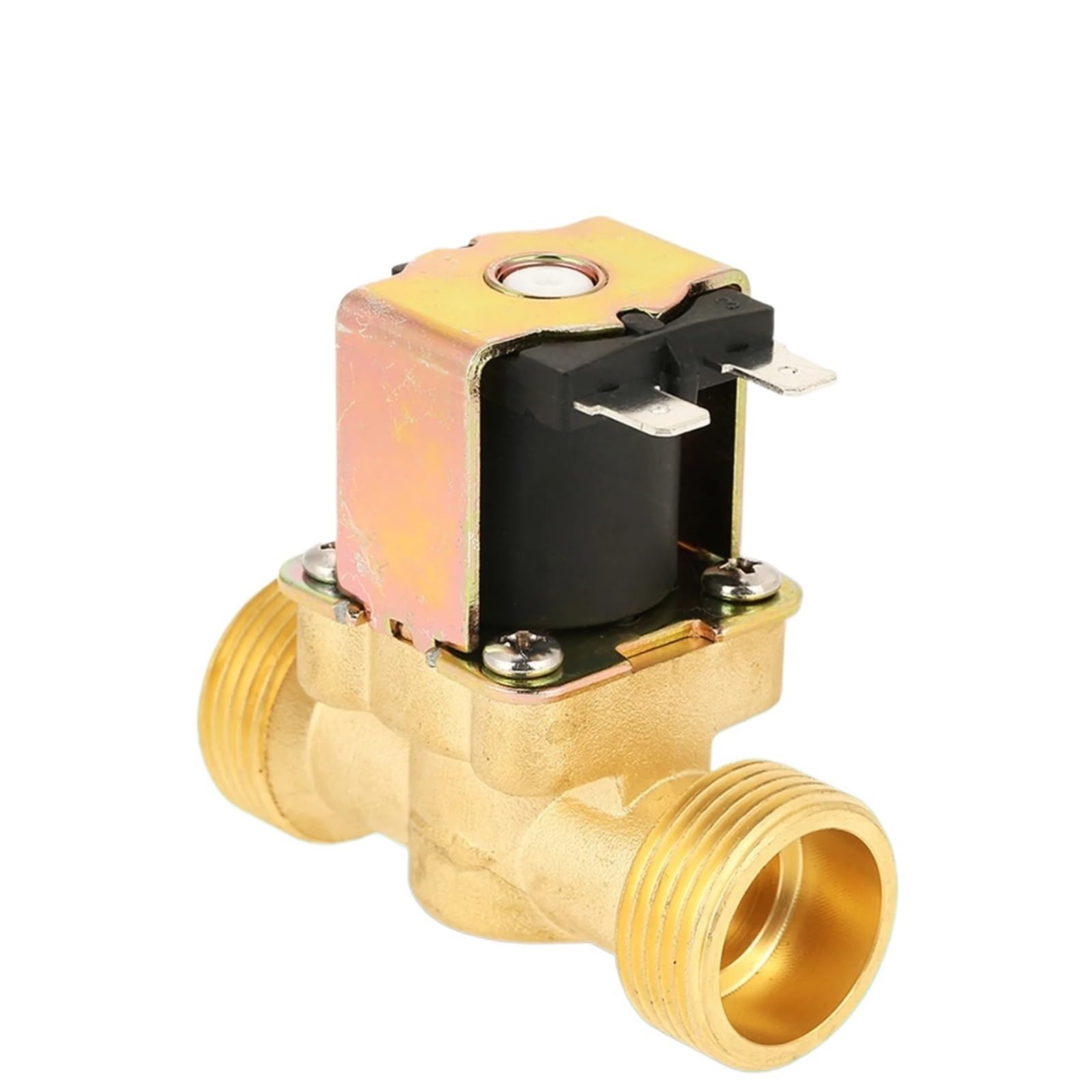 Jpvlcndj Dc12v Electric Magnetic Valve Electric Valve Nc Solenoid Valve G3/4 Normal Closed Brass Electric Solenoid Valve For Water