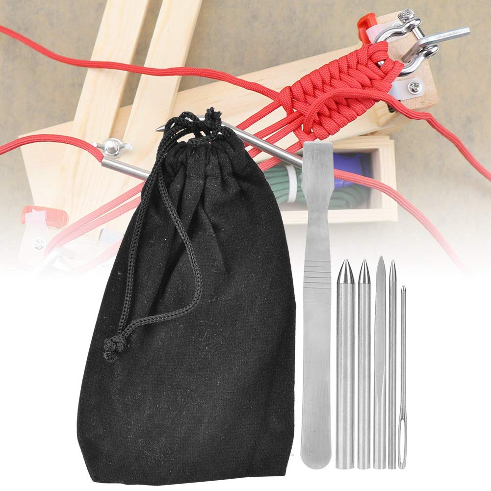 Accessoires Bracelets Kit 12 Accessoires Paracord - Aiguilles à Lacer Acier Inoxydable - Outils Pour Bracelets Et Cuir Aiguilles Laçage Acier Inox