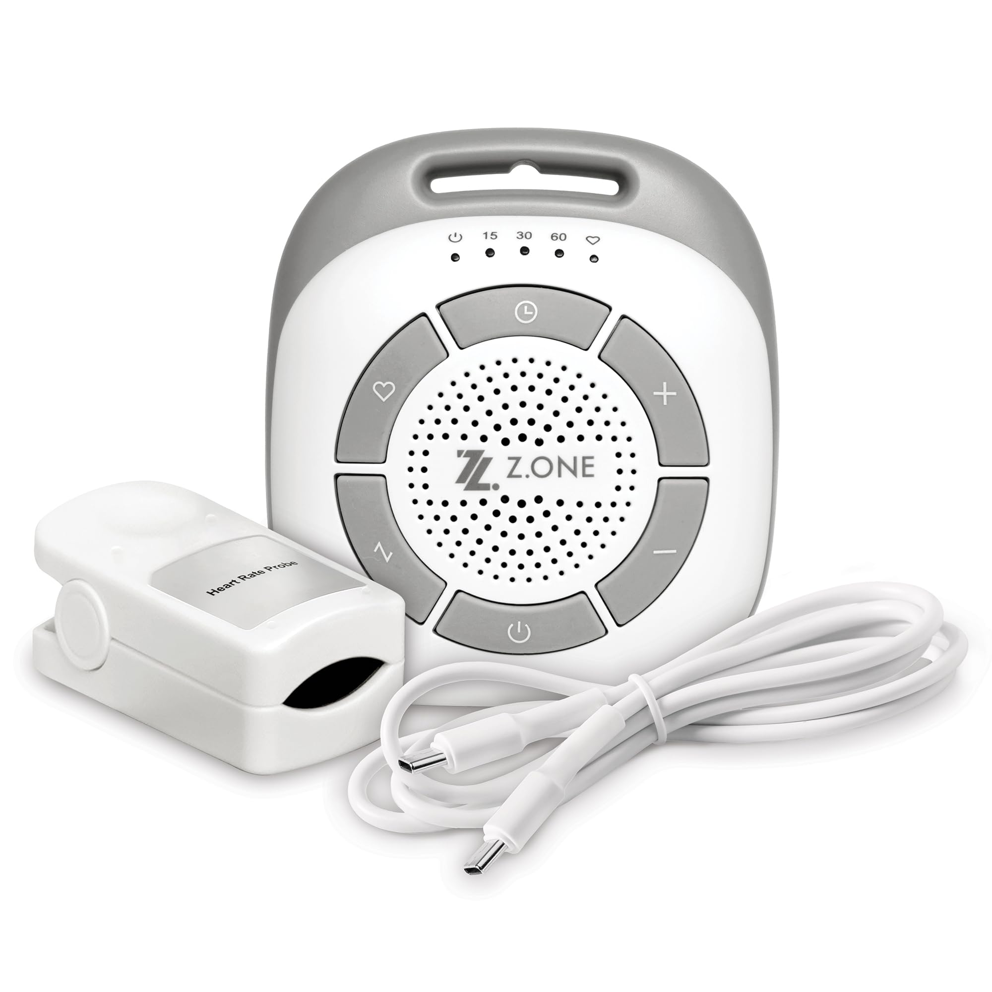 Reliance Medical Weißes Rauschgerät für Babys - mit 20 beruhigenden Klängen Herzschlagrekorder Sleep Timer Lange Akkulaufzeit USB-C Aufladung Tragbar 1 Stück