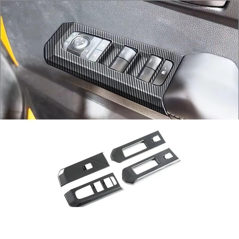 Accessori Interni Auto Per Toyota Per HiLux 2026+ Copertura Pannello Controllo Finestra Protezione Decorazione Portiera Dell'auto 4 Pezzi Con Guida A Destra
