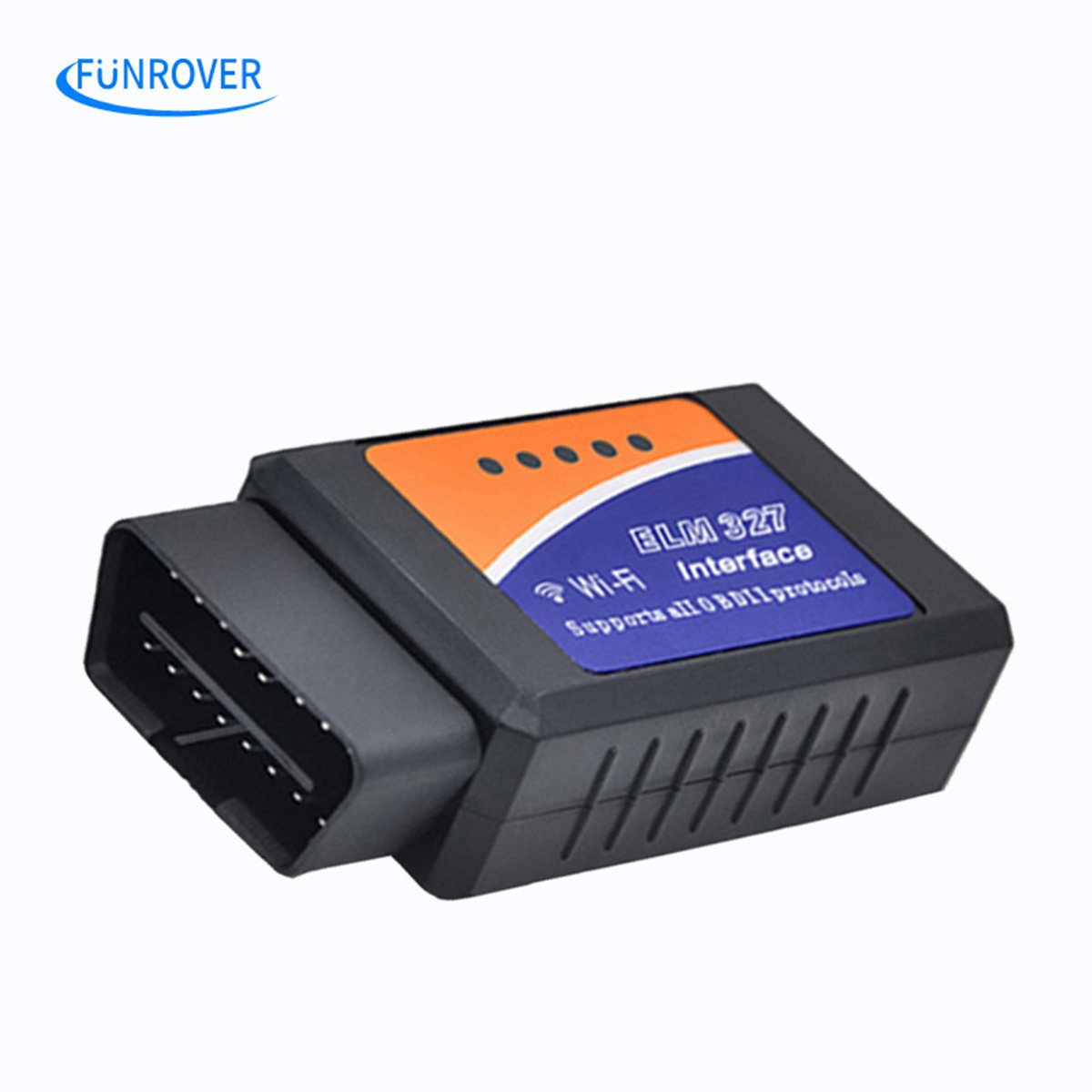 WiFi Wireless OBD-II Mini ELM327 OBD2 Auto Car Diagnostic Scanner Tool Adapter Reader Scan Code Tester for iPhone4S/5 iPad4 iPod mini IOS PC Windows, Android Device