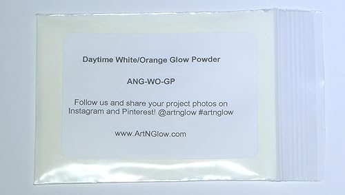 Vista 42 de Glow in The Dark Pigment Powder - Neutral and Fluorescent Color for Art Painting, Fine Art, Nail Art Paint, and DIY Crafts - Long Lasting 10+