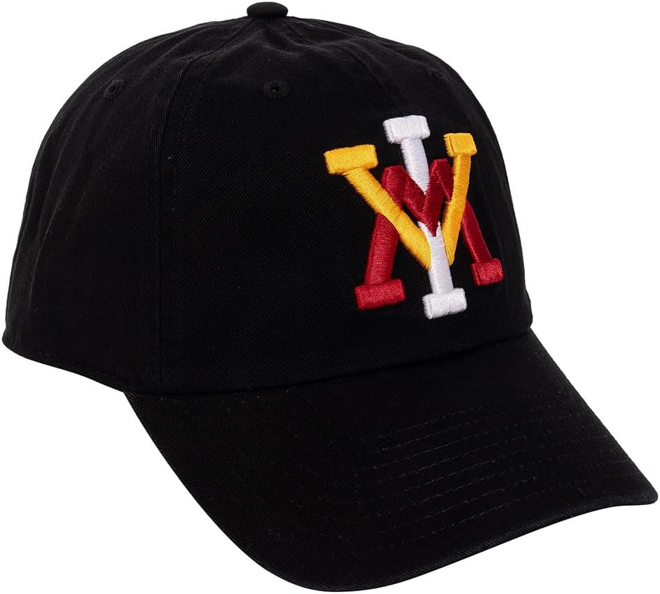 Desert Cactus Virginia Military Institute Baseball Hat Keydets VMI Brimmed Embroidered Hats Cap Adjustable Cloth Strap Adult (Style A) Black
