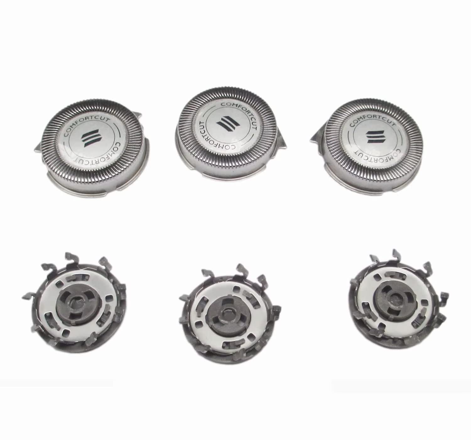 3Pcs HQ8 HQ7 Replacement heads Fit for s norelco shaver AT880 AT810 PT720,7120X, 7125X, 7140XL, 7145XL, 7150X, 7180XL, 7310XL, 7315XL, 7325XL, 7340XL, 7350XL, New Upgraded hq8 Razor Blades