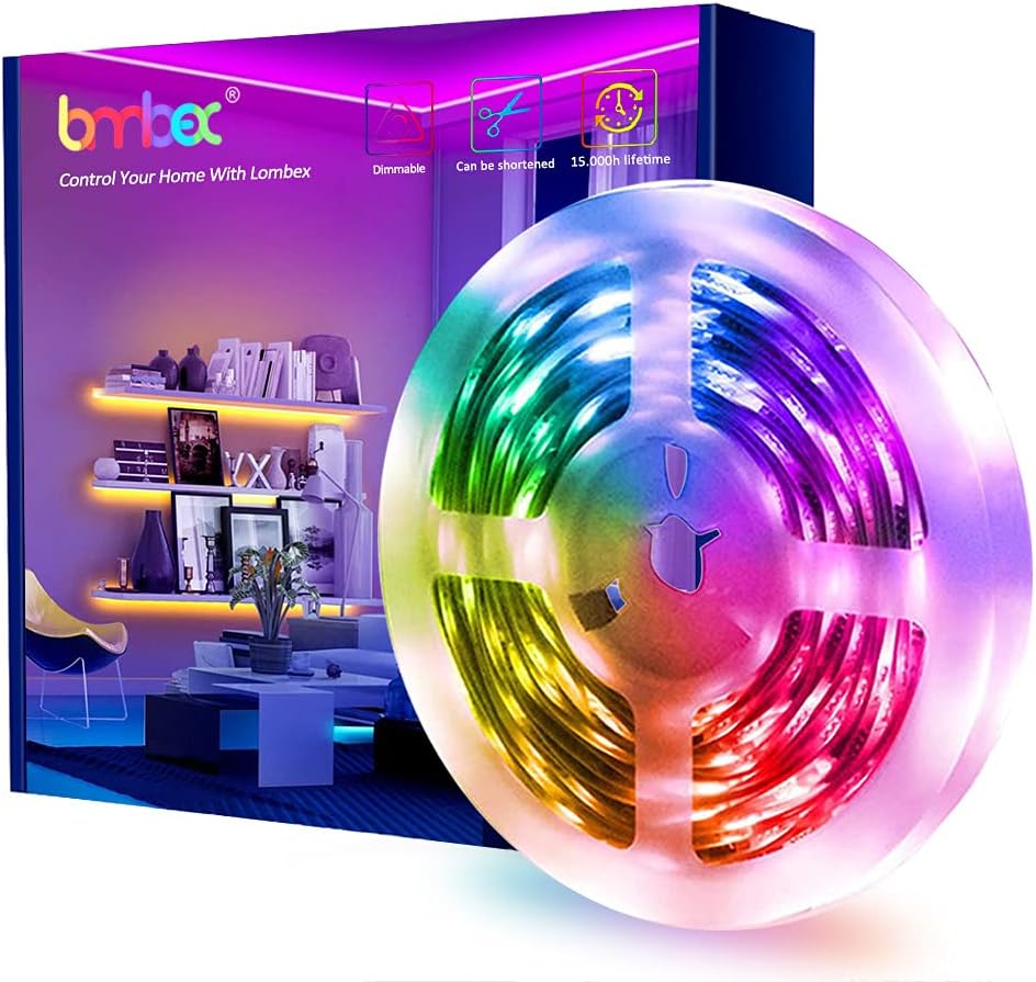 Led Lights for Bedroom,LED Strip Lights,32.8ft Bedroom Decor Led Light Strips,RGB Color Changing Strip Lighting,Mood Lighting for Bedroom, Led TV Lights,Room Decoration SMD 5050 Gaming Lights