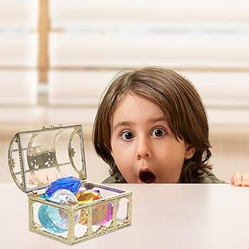Amazon.co.jp: Toyvian 宝箱 宝石 おもちゃ キラキラ 宝石箱