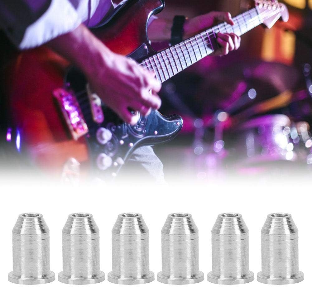 Bnineteenteam 6 Pcs Guitar Through Body String Ferrules for Electric Guitar
