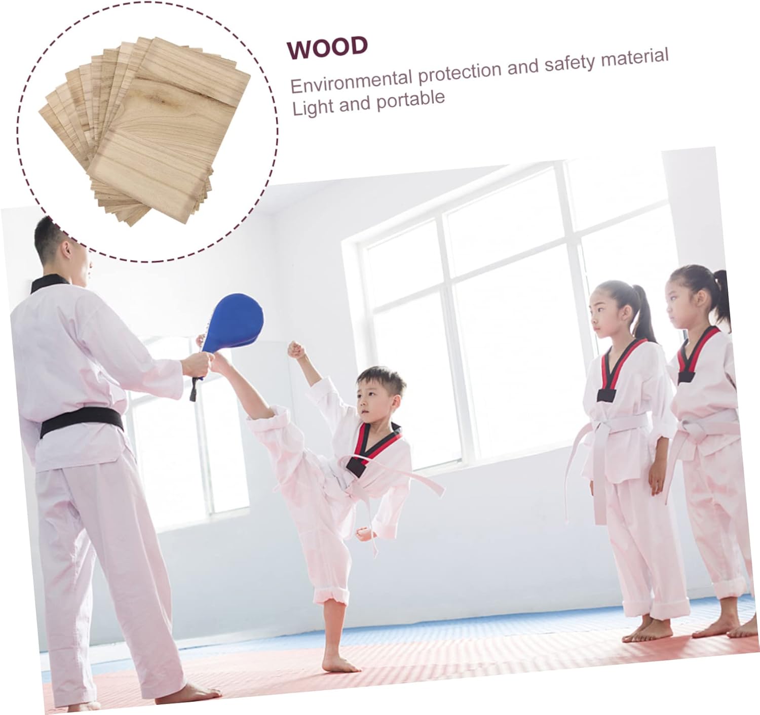 10pcs Karate Accessory Taekwondo Boards Performing Taekwondo Plank Karate Breaking Board