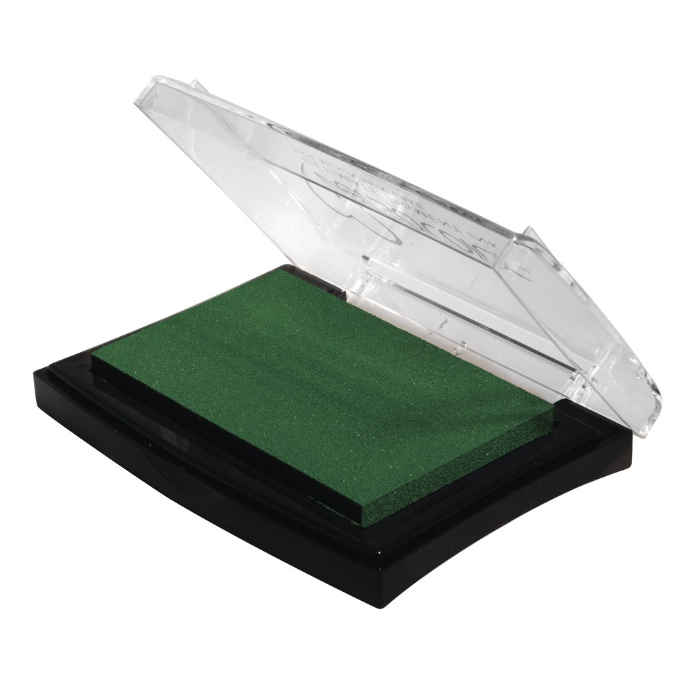Rayher Versa Color Stamp Pad for Papercrafts, Card Making and Scrapbooking, Pigment Ink Pad for Stamping and Embossing, green tea, 7.5x4.5cm, 29017446