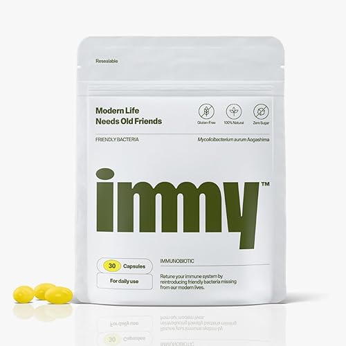IMMY Suplemento inmunológico para apoyo del estado de ánimo y salud intestinal, 30 unidades - Apoya el alivio de las articulaciones, la
