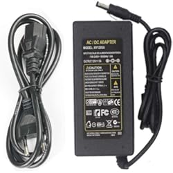 Transformador De Corriente 800 5 12V 5A Cargador Adaptador, Adaptador de Corriente de AC 100-240V a DC 12V,Fuente de Alimentación Transformador para Tiras LED,Cámara,LCD de TFT, Radio,Voltaje de 12V hasta máxima 60W