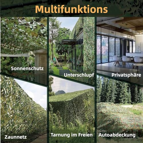 Fousam Tarnnetz, für Jagd, Sonnenschutz, Militär, Armee, Geburtstagsparty-Dekoration, Autoabdeckung, Outdoor-Aktivitäten