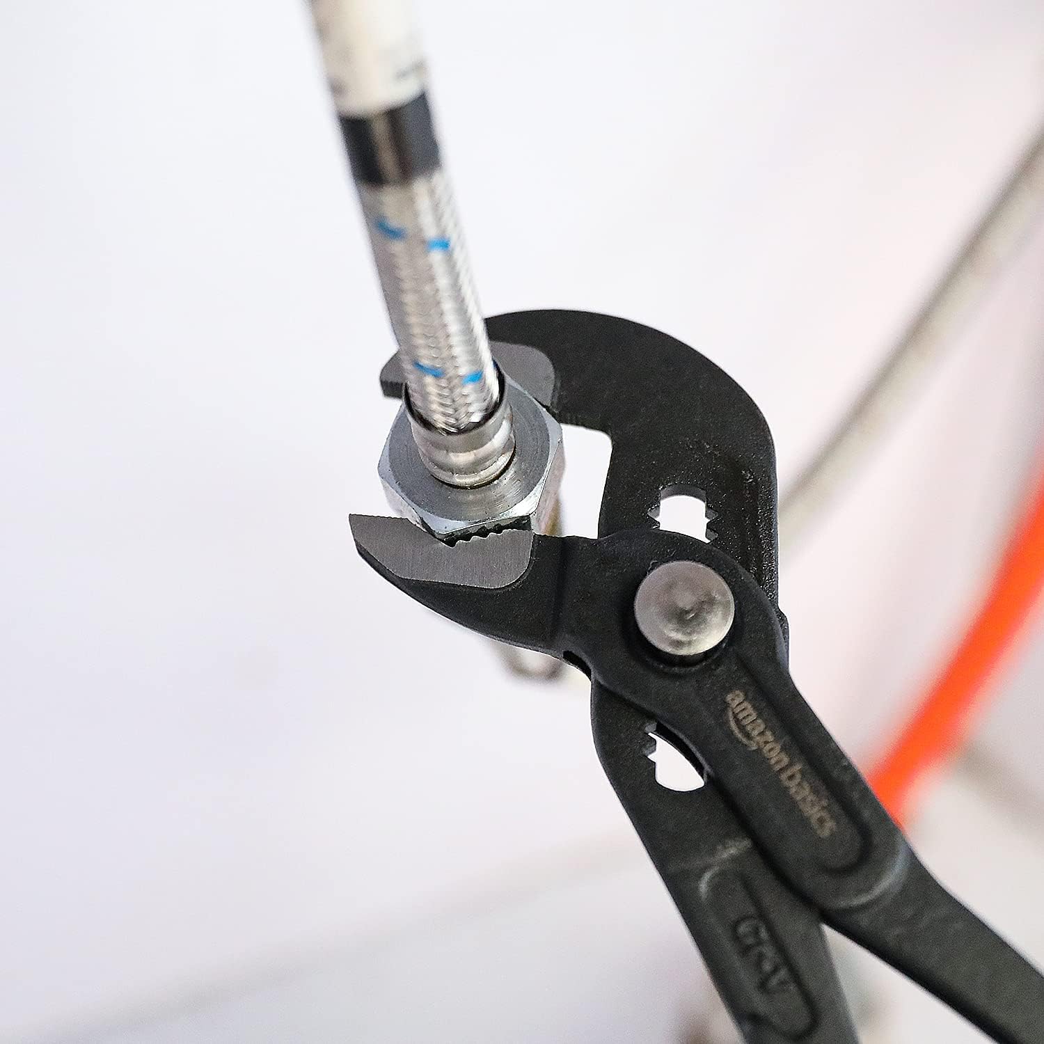 Amazon Basics 3-Piece Quick Release Groove Joint Pliers Set, Drop Forged Chrome Vanadium Steel, Includes 7-inch,10-inch, and 12-inch, Black 8 Amazon Basics 3-Piece Quick Release Groove Joint Pliers Set, Drop Forged Chrome Vanadium Steel, Includes 7-inch,10-inch, and 12-inch, Black