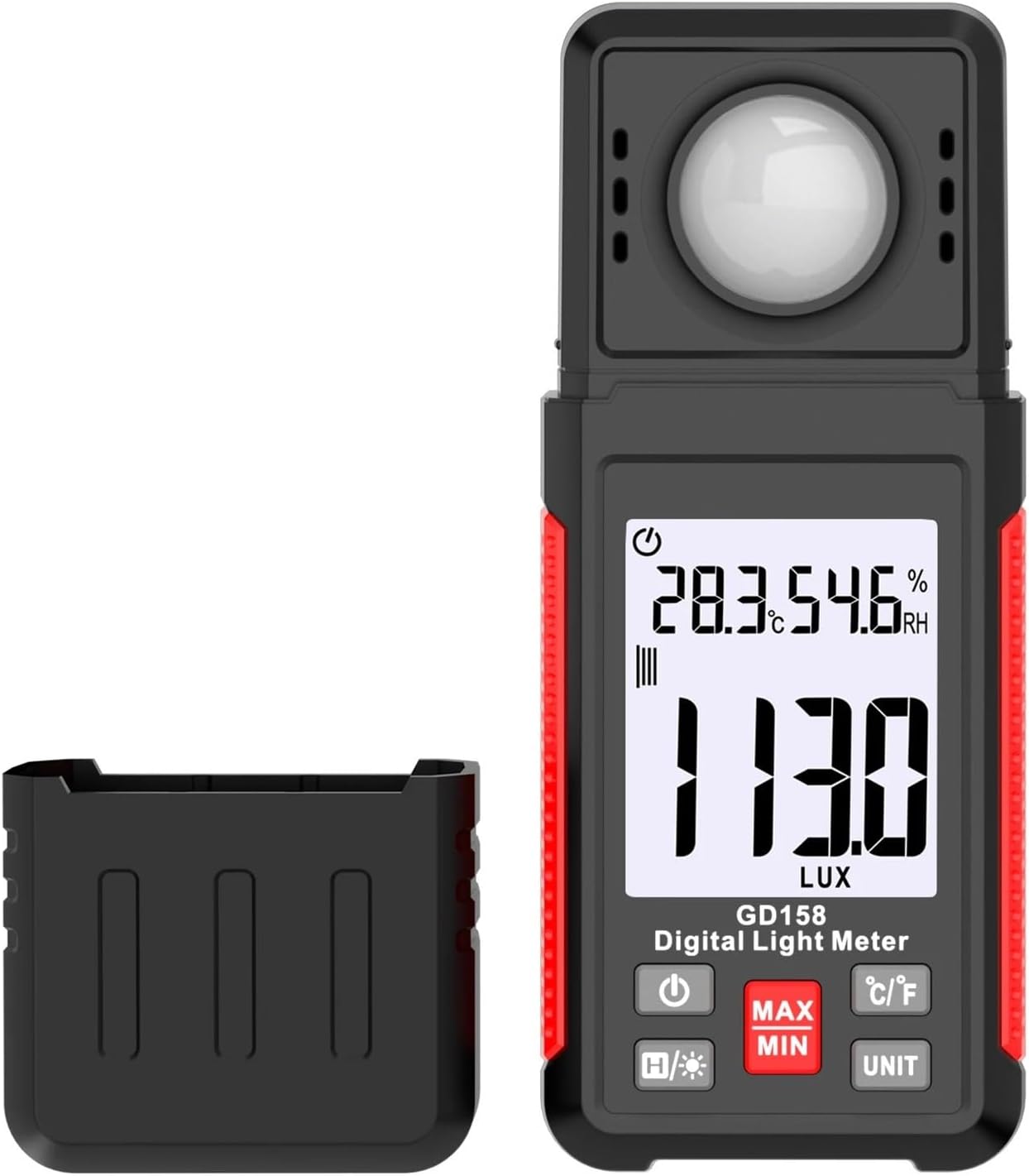 Light Meter, Digital Lux Meter Light FC Lightmeter Illuminance Tester 200000 Illuminometer Photometer Luxometro Luxmeter,Light Meter Photography